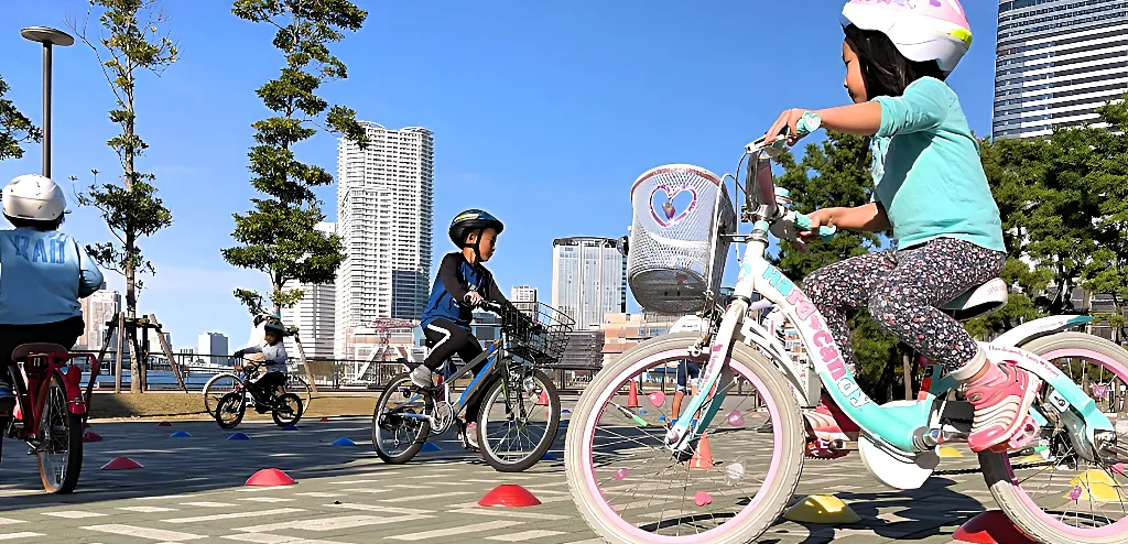 大人気の親子向けスポーツイベントコンテンツ「自転車教室・補助輪外しに挑戦」